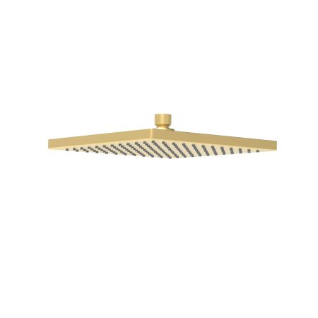Rosa Square Overhead Shower 250mm Brushed Gold 