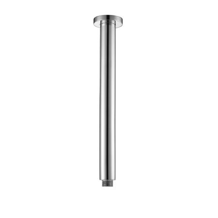 Round Vertical Shower Arm Chrome 200mm