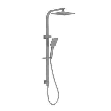 Eden Square Multi-function Shower Set Gun Metal, 200mm Plastic Shower Head