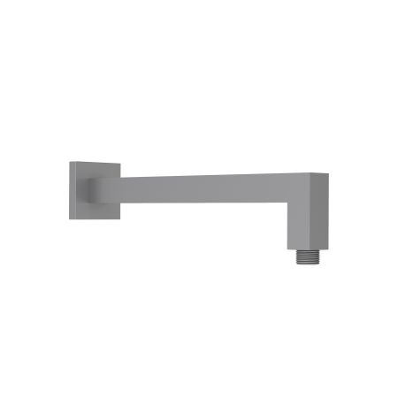 Square Horizontal Shower Arm Gun Metal 400mm