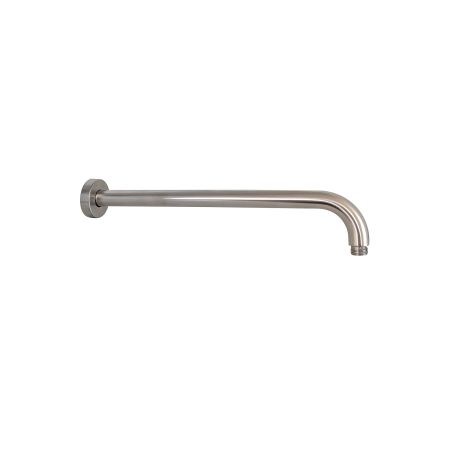 Round Horizontal Shower Arm Brushed Nickel 400mm