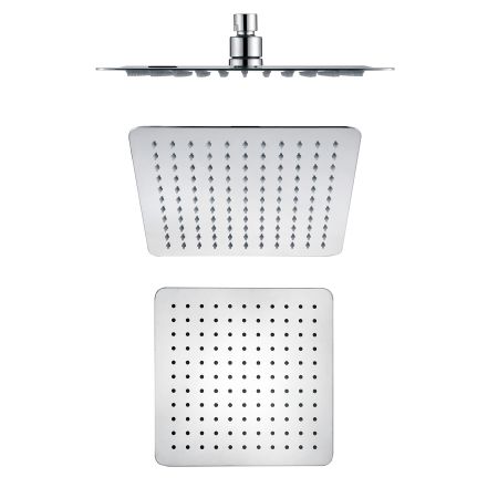 Nova Square Overhead Shower 250mm, Stainless Steel Rain Shower