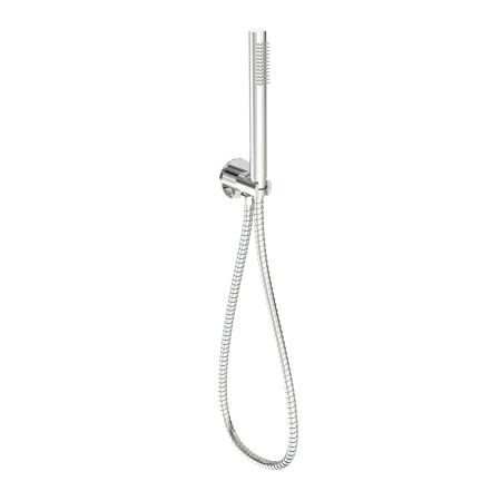 Tube Hand Shower On Wall Outlet Bracket Chrome