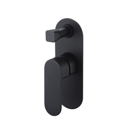 Cora Diverter Wall Mixer Matte Black