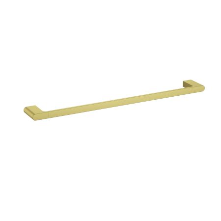 Cora  Single Towel Rail 600mm Brushed Gold