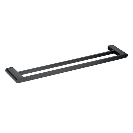 Cora Double Towel Rail 800mm Matt Black 