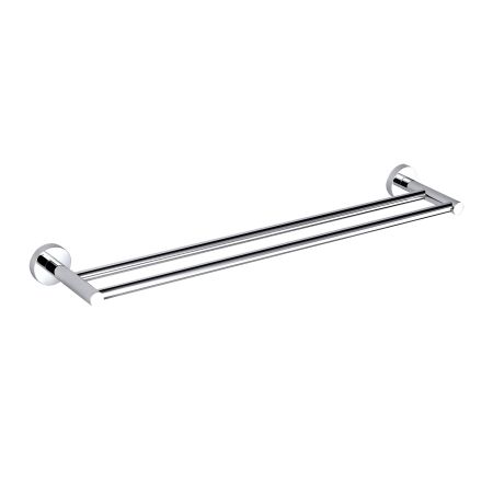 Otus Round Double Towel Rail 750mm Chrome