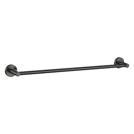 Otus Round Single Towel Rail 600mm Gunmetal