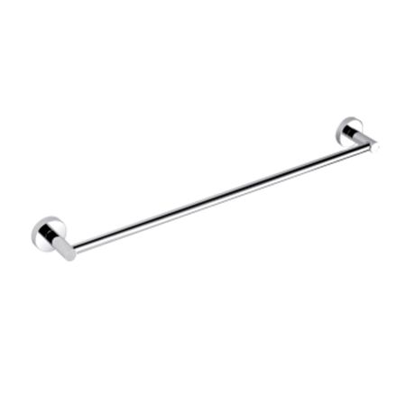 Otus Round Single Towel Rail 600mm Chrome