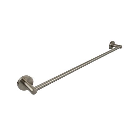 Otus Round Single Towel Rail 750mm Brushed Nickel