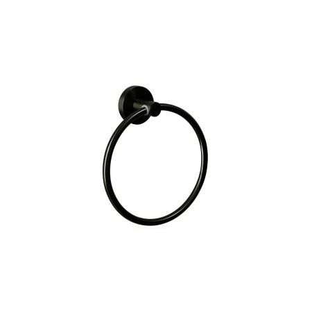Otus Round Towel Ring Matt Black