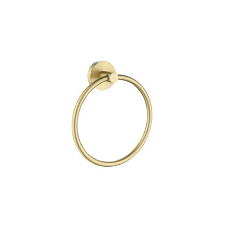 Otus Round Towel Ring Brushed Gold