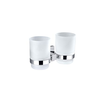 Sara Double Tumbler Holder Chrome