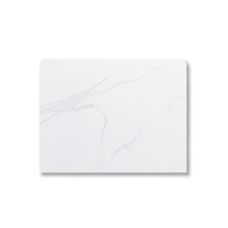 600x465x15mm White Marble Look Sintered Stone Top Benchtop