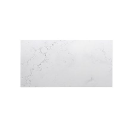 900x465x20mm Quartz Stone Top Gloss White Marble Look Silica-Free Caesarstone Benchtop