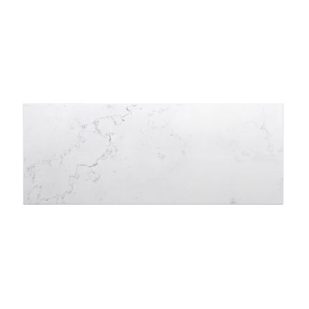 1200x465x20mm Quartz Stone Top Gloss White Marble Look Silica-Free Caesarstone Benchtop