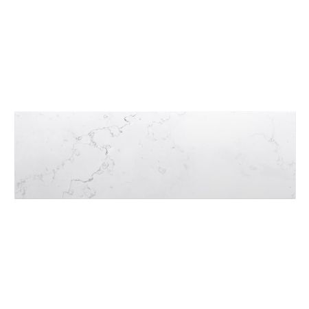 1500x465x20mm Quartz Stone Top Gloss White Marble Look Silica-Free Caesarstone Benchtop