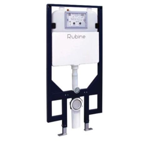 Rubine Concealed 80mm Cistern R&T In Wall Cistern for Wall Hung Pan Only