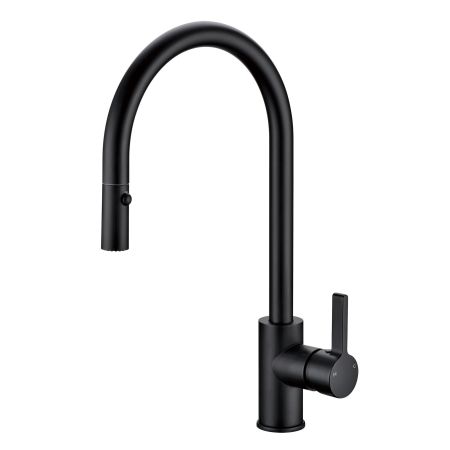 Otus Pull Out Sink Mixer Matte Black