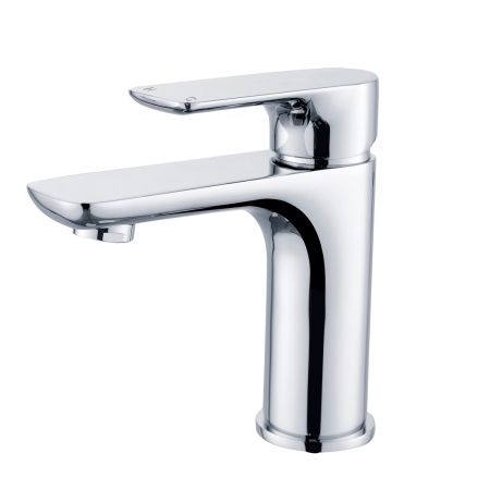 35mm Modern Bathroom Basin Mixer Tapware Solid Brass Vanity Short Tap Chrome