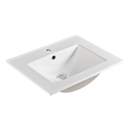 600x460mm Nana Gloss White Thin Edge Ceramic Top