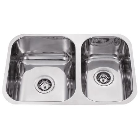 Cora Kitchen Sink Double Bowl Undermount Sink 695 x 450mm