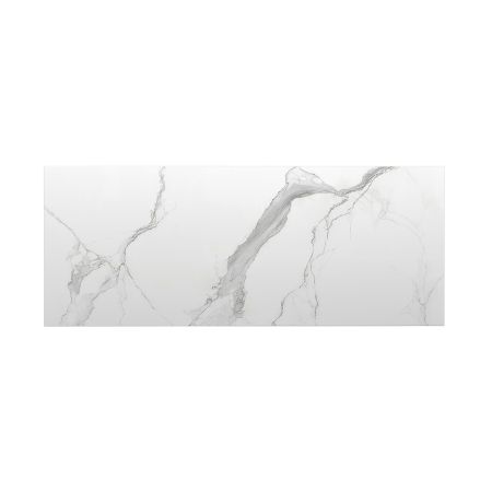 1202x500x15mm White Marble Look Sintered Stone Top Matte Finish Benchtop