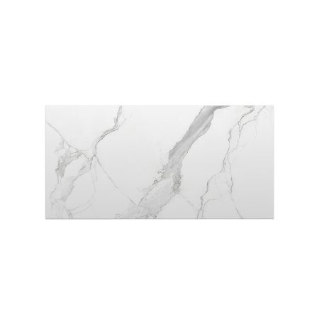 752x390x15mm White Marble Look Sintered Stone Top Matte Finish Benchtop