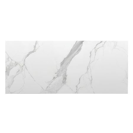 902x390x15mm White Marble Look Sintered Stone Top Matte Finish Benchtop