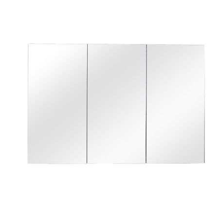 1200mm Wall Hung MDF Pencil Edge Gloss White Mirror Door Storage Shaving Cabinet