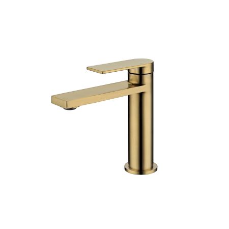 Ruki Basin Mixer Brushed Gold