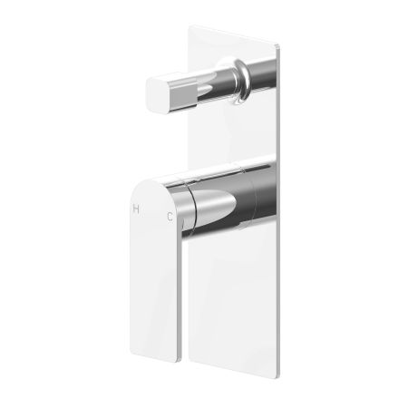 Ruki Wall Mixer with Diverter Chrome