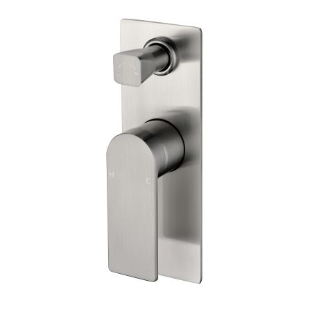 Ruki Wall Mixer with Diverter Brushed Nickel