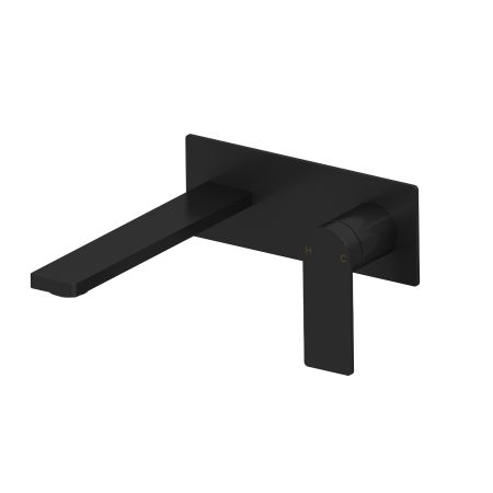 Ruki Wall Basin Mixer Matt Black