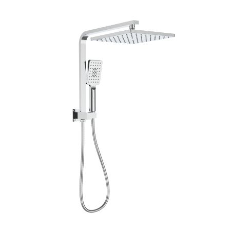 New Sando Square Mini Multi-function Shower Set Chrome, 250mm Plastic Shower Head