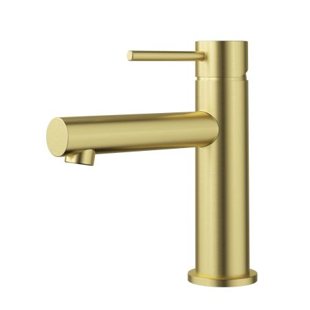 Otus Slimline SS Basin Mixer in Brushed Gold