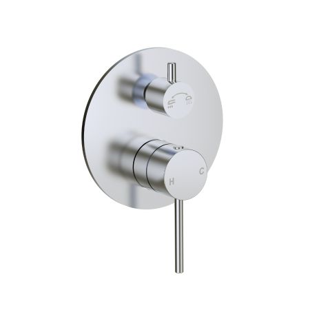 Otus Slimline SS Wall Diverter Mixer Trim Kits Chrome