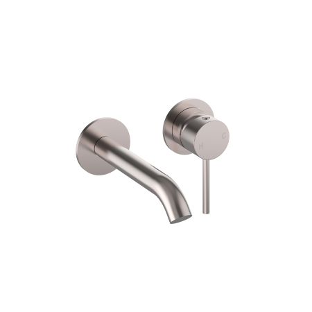 Otus Slimline SS Wall Basin Mixer Separate Back Plate Trim Kits Stainless Steel