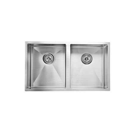 Eden Double Bowl Kitchen Sink Above / Undermount Sink 760 x 440mm