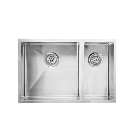 Eden Double Bowl Kitchen Sink Above / Undermount Sink 670 x 440mm