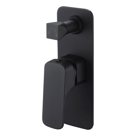 Eden Wall Mixer with Diverter Matt Black