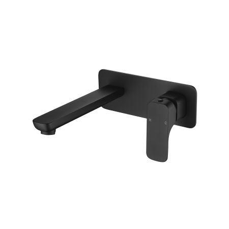 Eden Wall Basin Mixer Matt Black