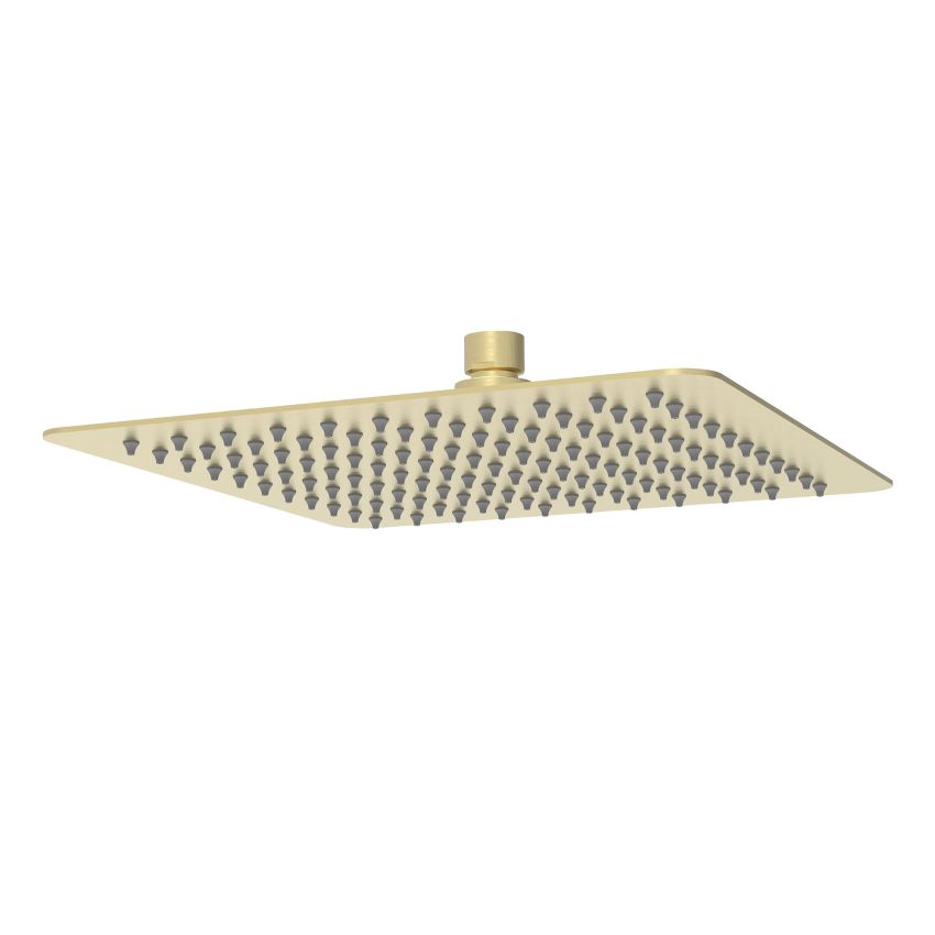 Nova Square Overhead Shower 250mm,Brushed Gold