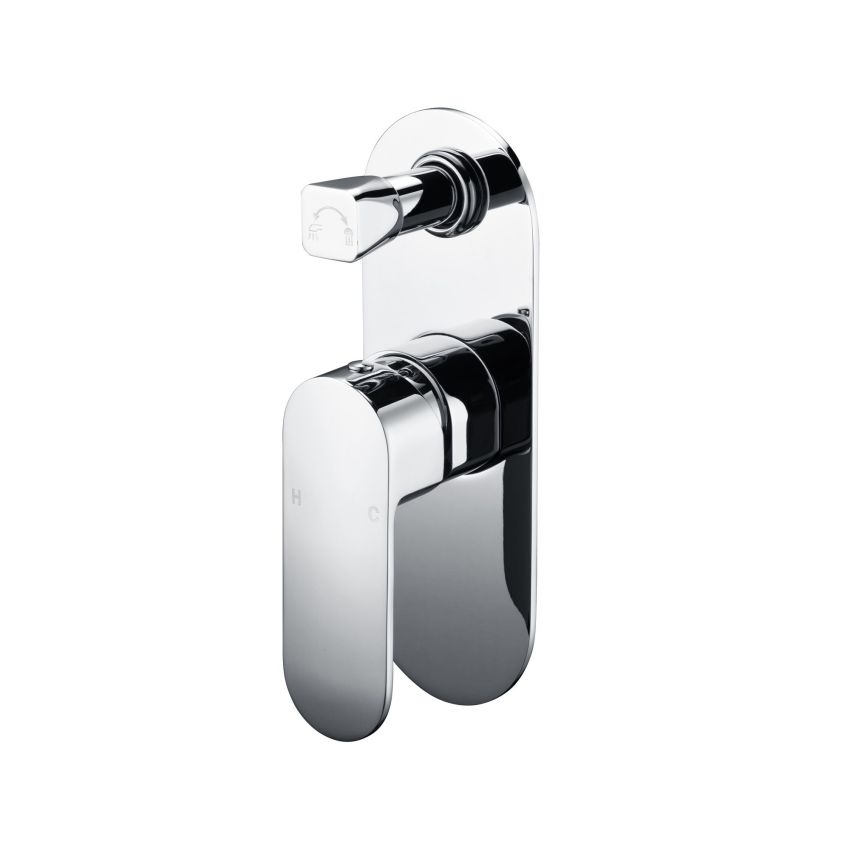 Cora Diverter Wall Mixer Chrome