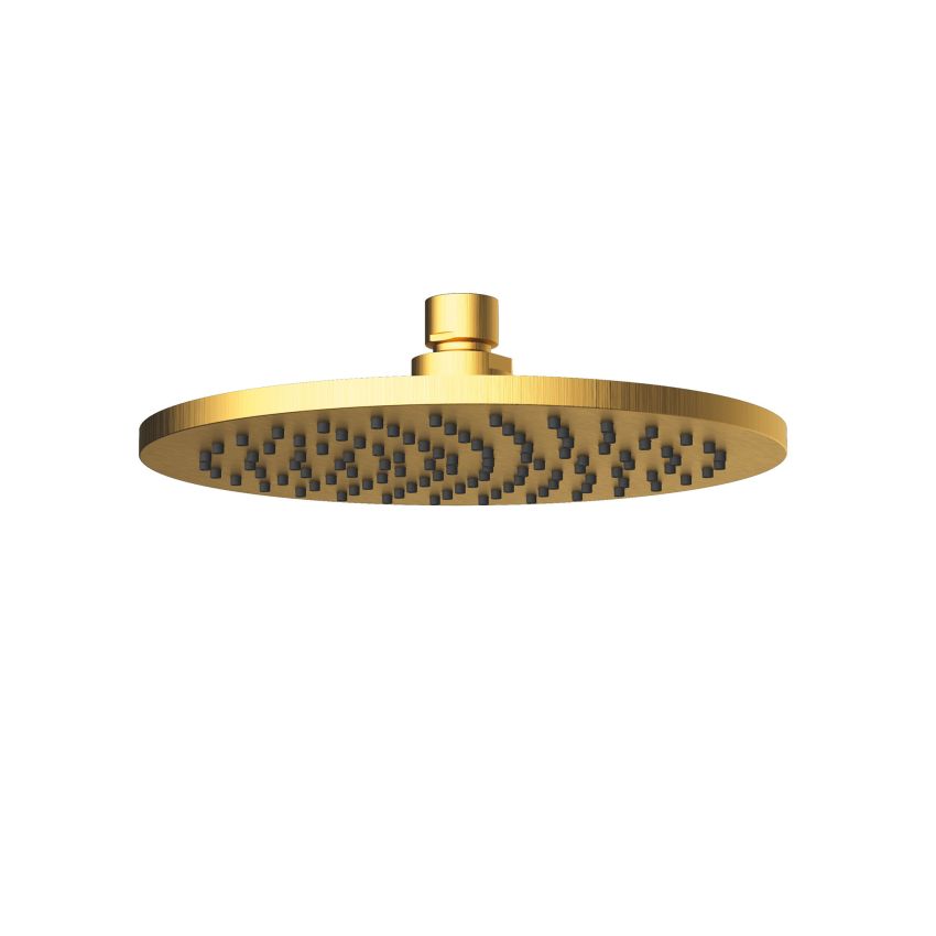 Cora Overhead Shower Burshed Gold 200mm