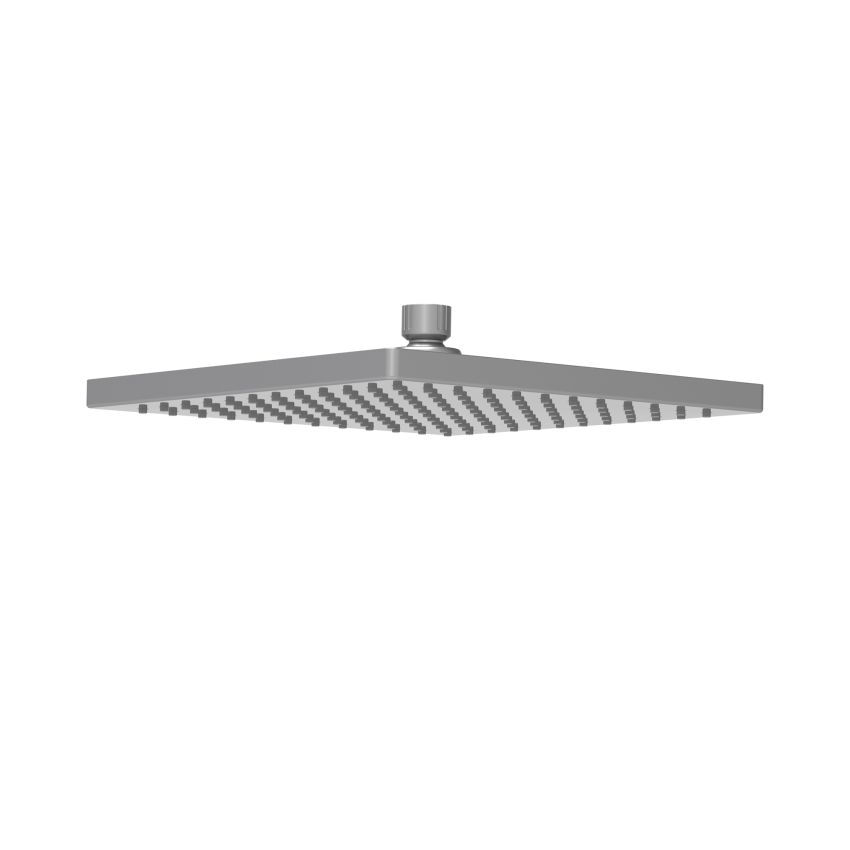 Rosa Square Overhead Shower 250mm Gun Metal