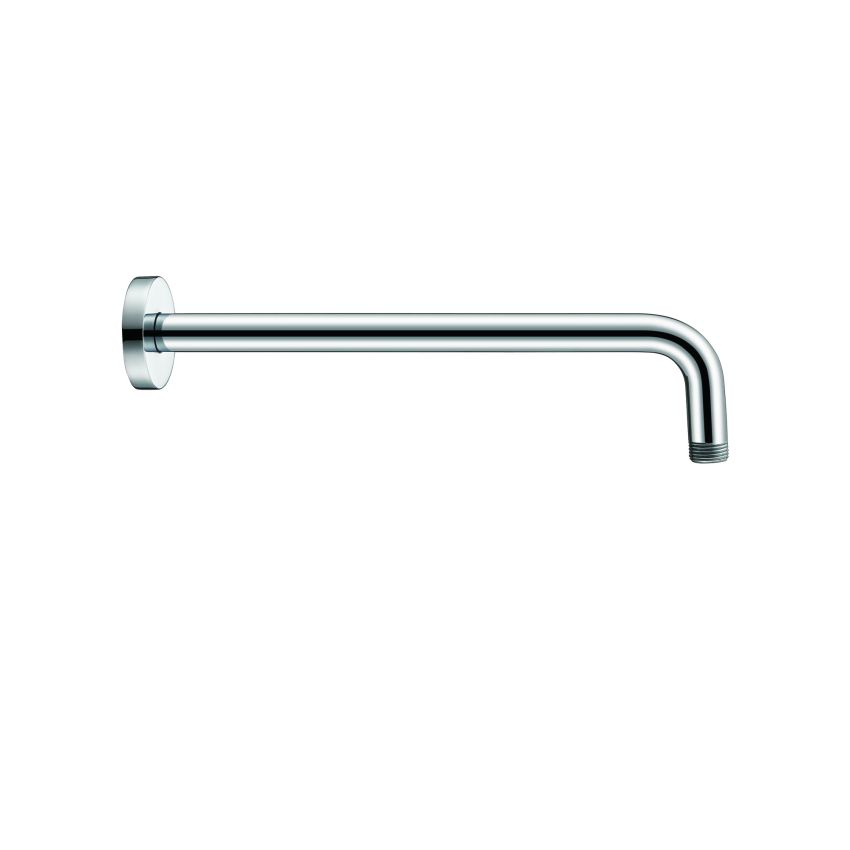 Round Horizontal Shower Arm Chrome 400mm