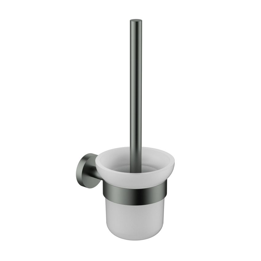 Otus Slimline Toilet Brush Holder Gun Metal