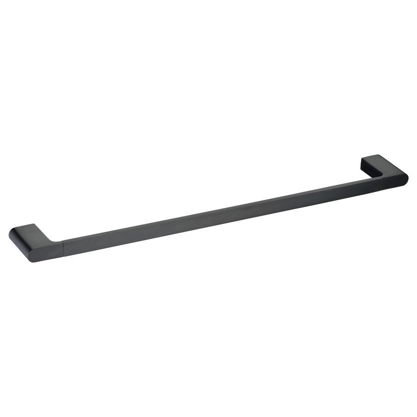 Cora Single Towel Rail 600mm Matt Black