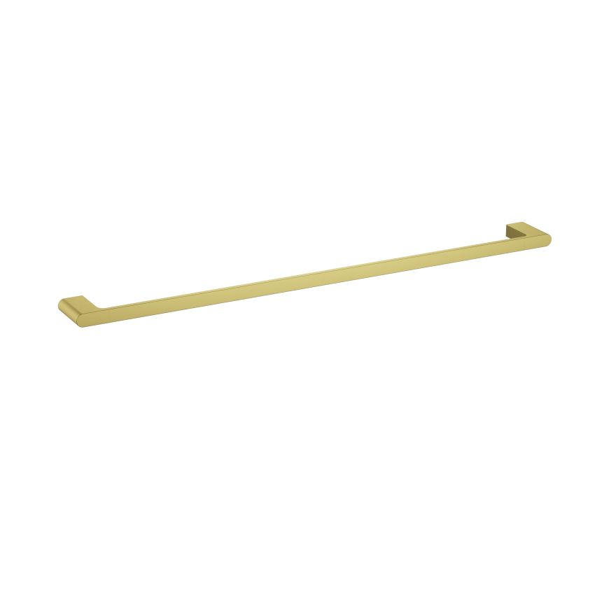 Cora  Single Towel Rail 800mm Brushed Gold